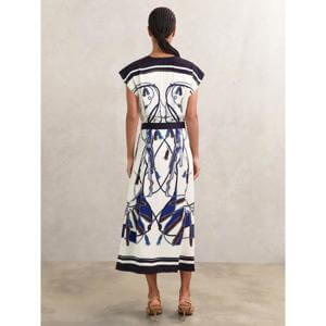 Reiss Womenswear Scarf Print Dress